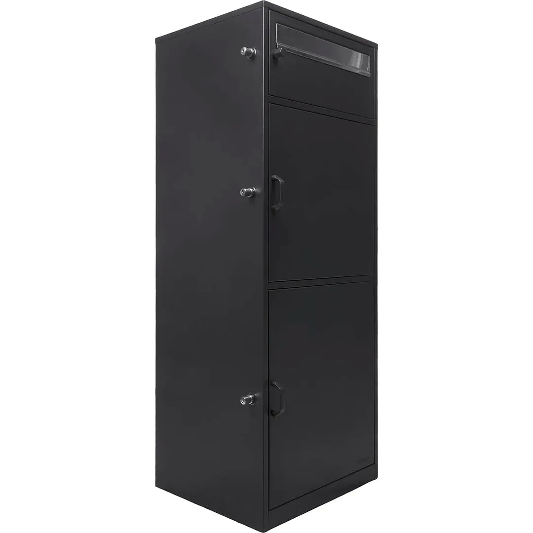 Barska MPCB-100 pakketbox brievenbus staal 3-vaks
