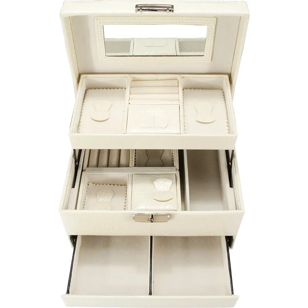 Barska Cheri Bliss BF12502 sieradendoos creme croco
