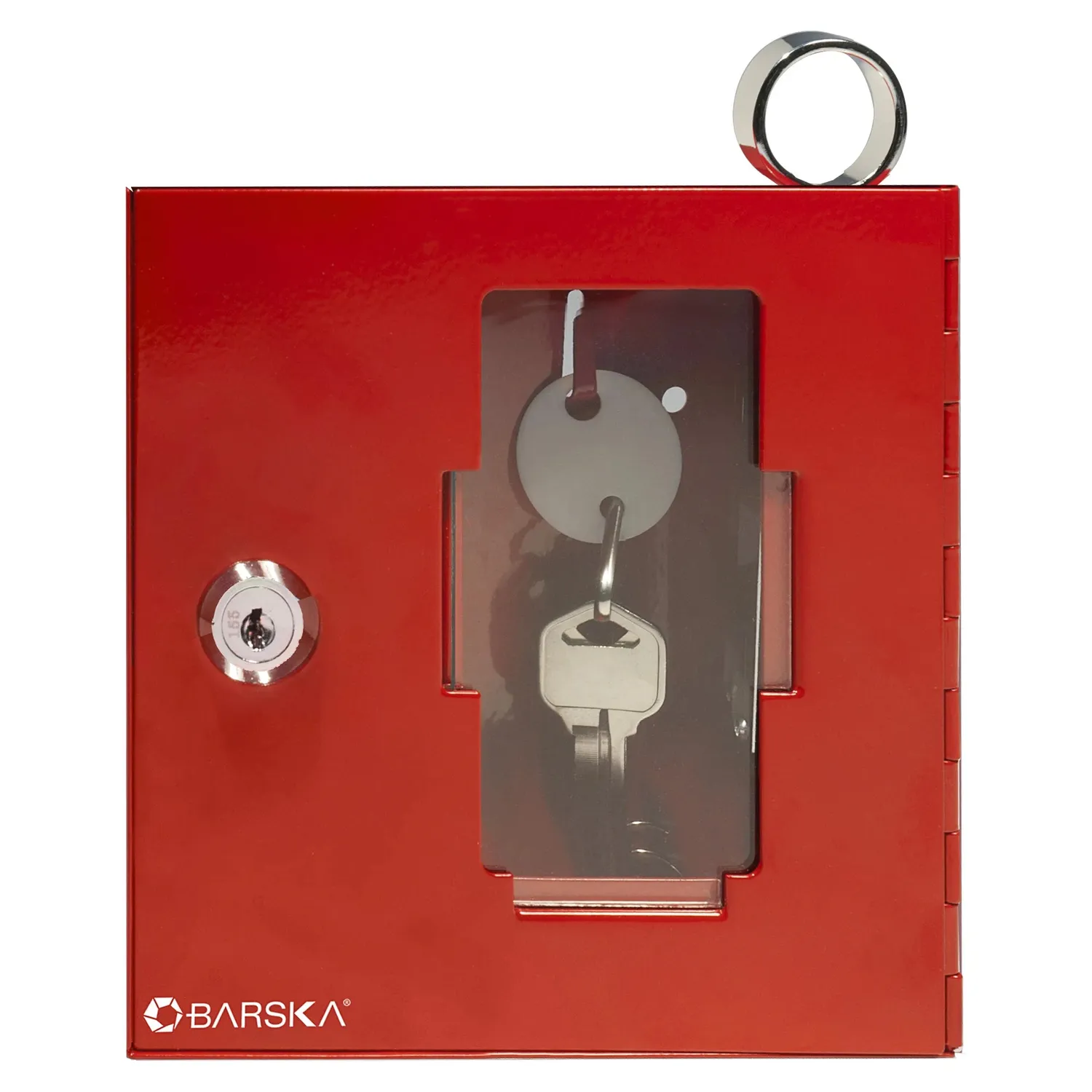 Barska AX11826 noodsleutelkastje rood met hamer