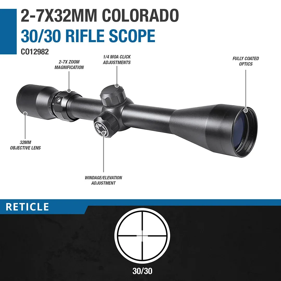 Barska Colorado 2-7x32 richtkijker 30/30 dradenkruis