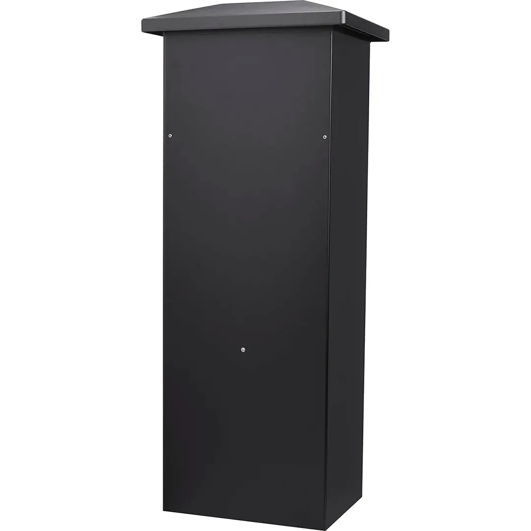 Barska MPB-500 pakketbox met klep zwart staal