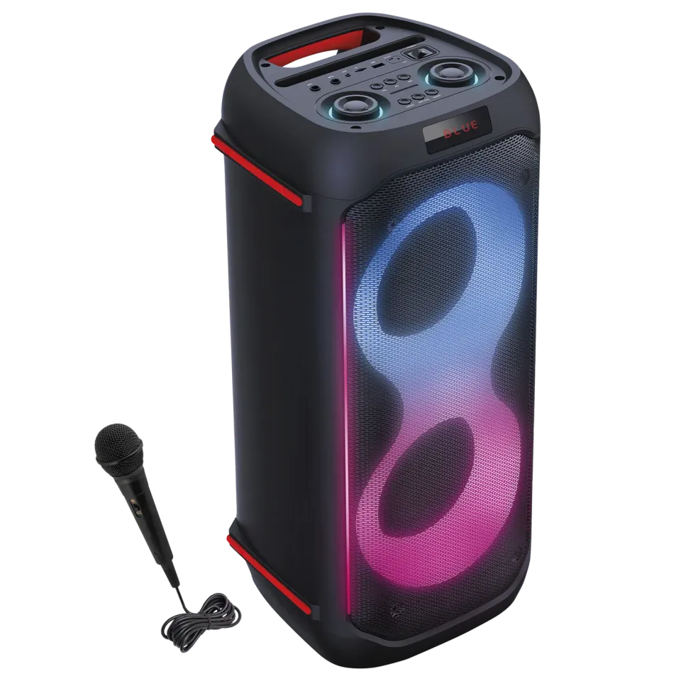Maginon PS-60 partyspeaker met microfoon en licht