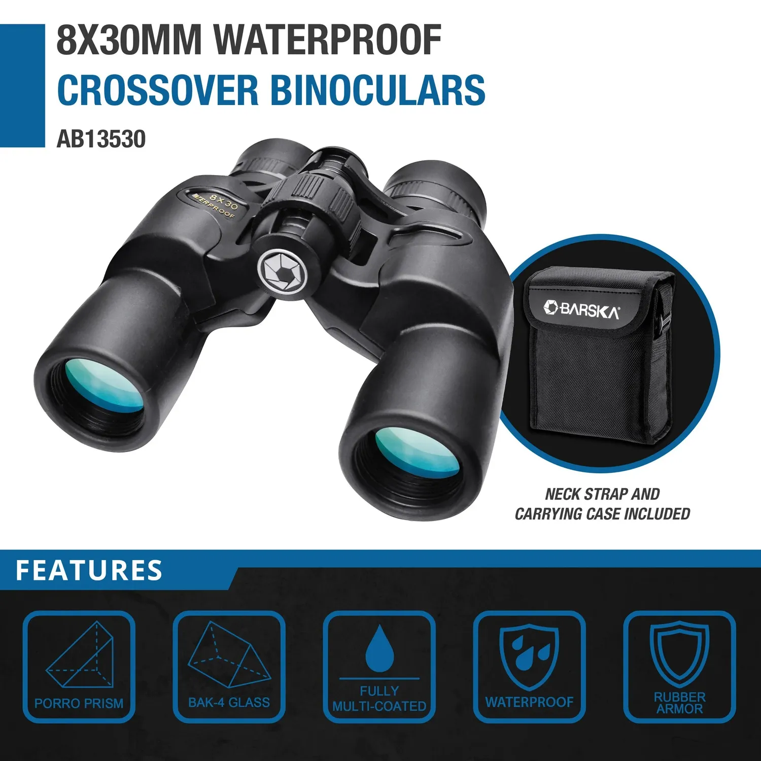 Barska Crossover AB13530 verrekijker 8x30 waterdicht