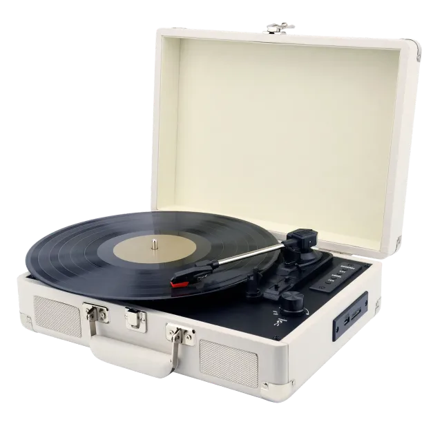Maginon RRP-1 retro platenspeler wit met bluetooth