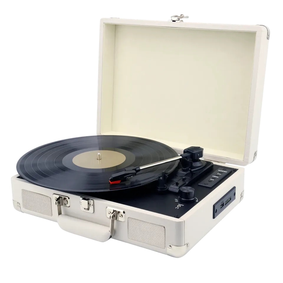 Maginon RRP-1 retro platenspeler wit met bluetooth