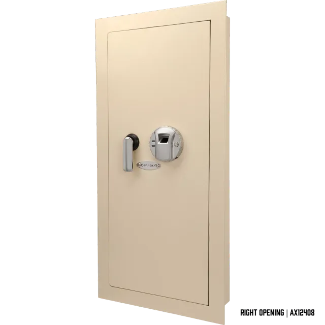 Barska AX12408 muurkluis biometrisch beige rechts