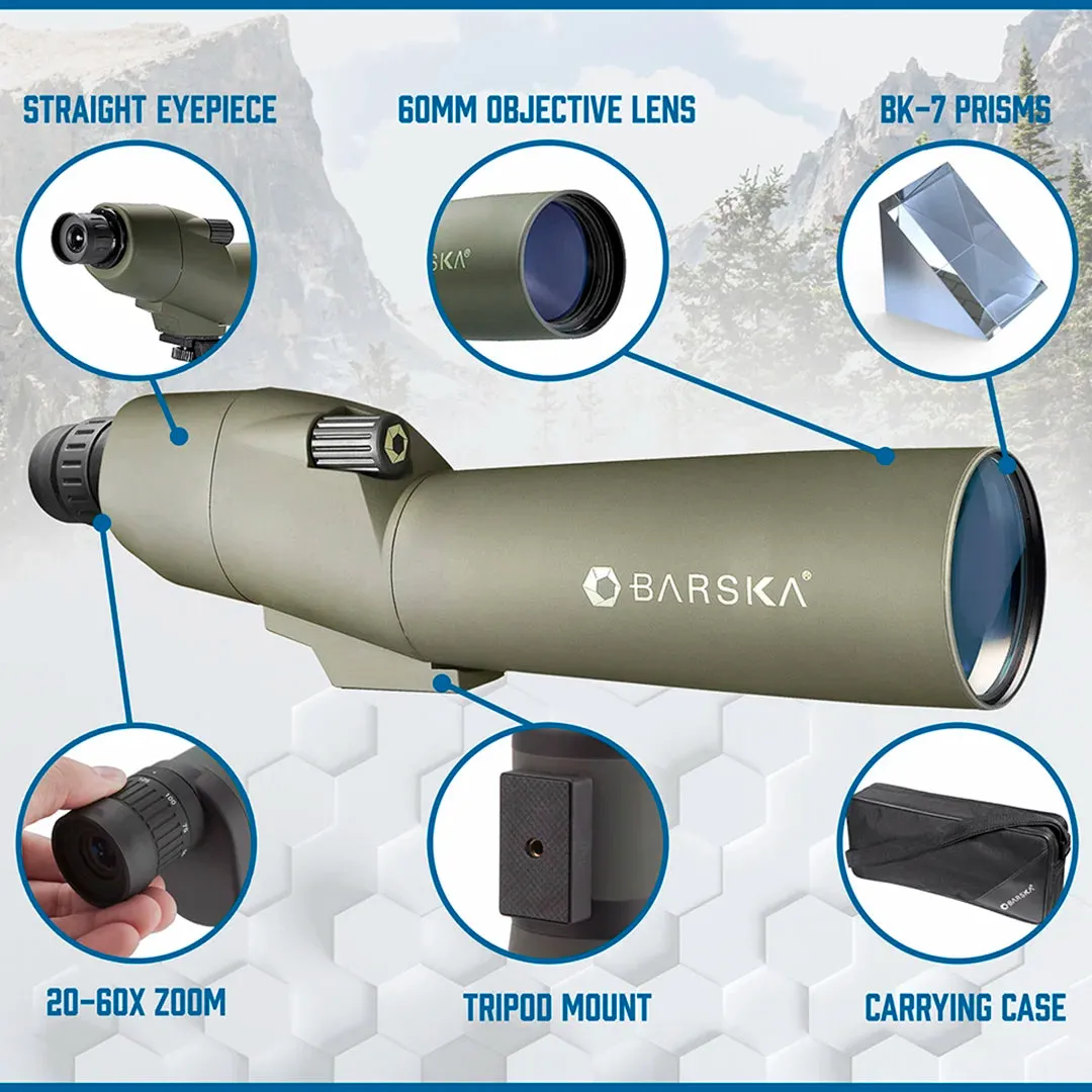 Barska Colorado CO11216 spotting scope 20-60x60 recht