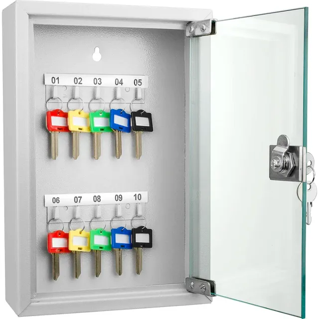 Barska CB12986 sleutelkast 10 sleutels glasdeur staal