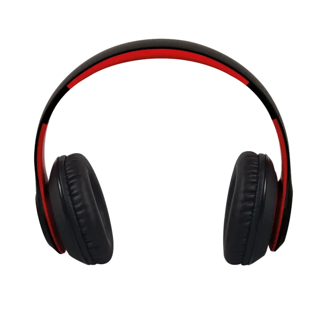 Maginon BTH-3 koptelefoon zwart-rood bluetooth bas