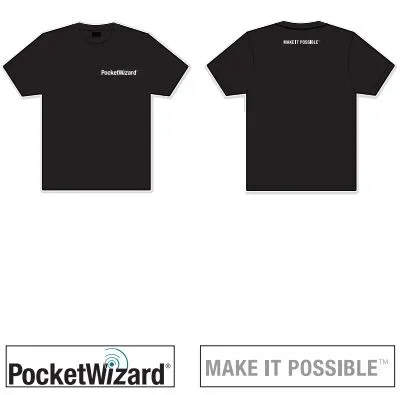 PocketWizard Make It Possible T-shirt zwart katoen