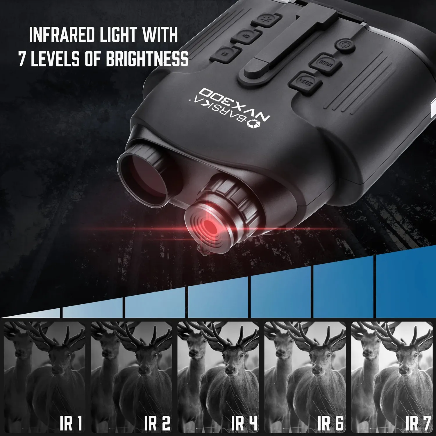 Barska NVX300 BQ13374 nachtkijker 7x infrarood