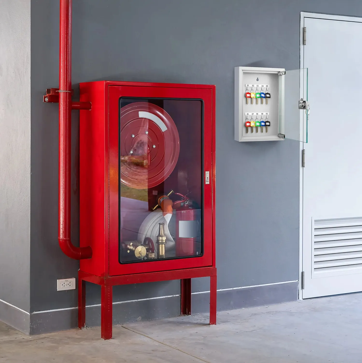 Barska CB12986 sleutelkast 10 sleutels glasdeur staal