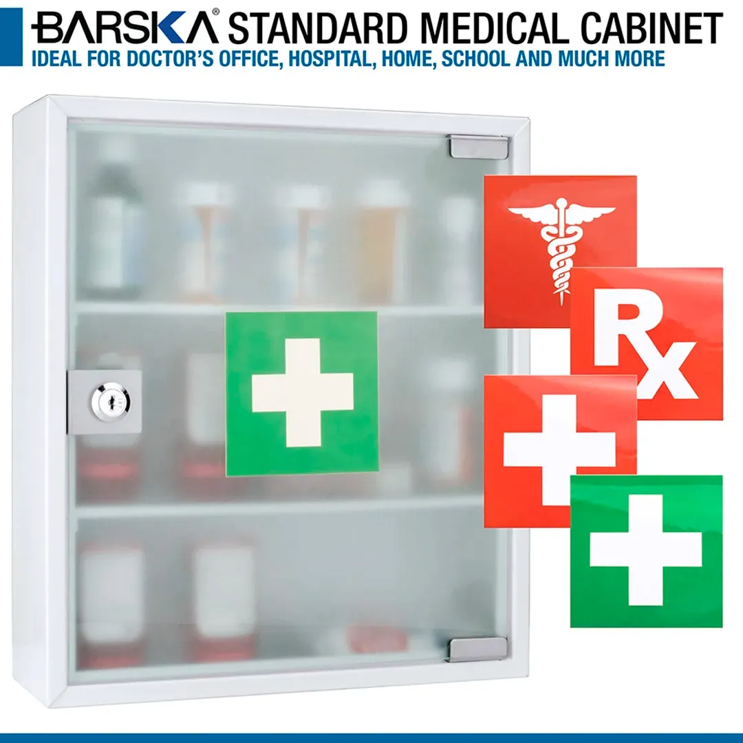 Barska CB12822 Medicijnkast Staal Matglas Slot