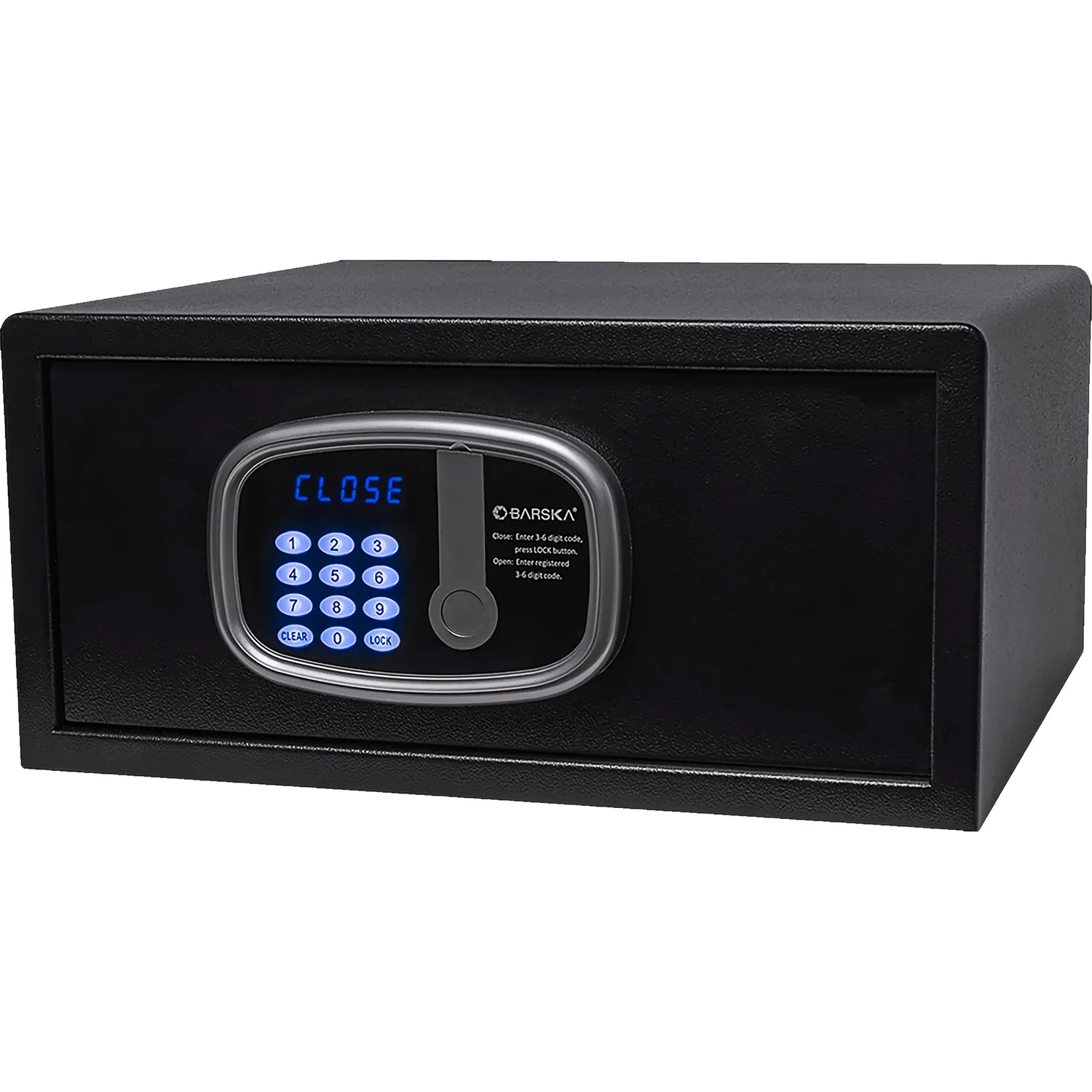 Barska HS13404 laptop hotelkluis 1 cu ft met audit trail
