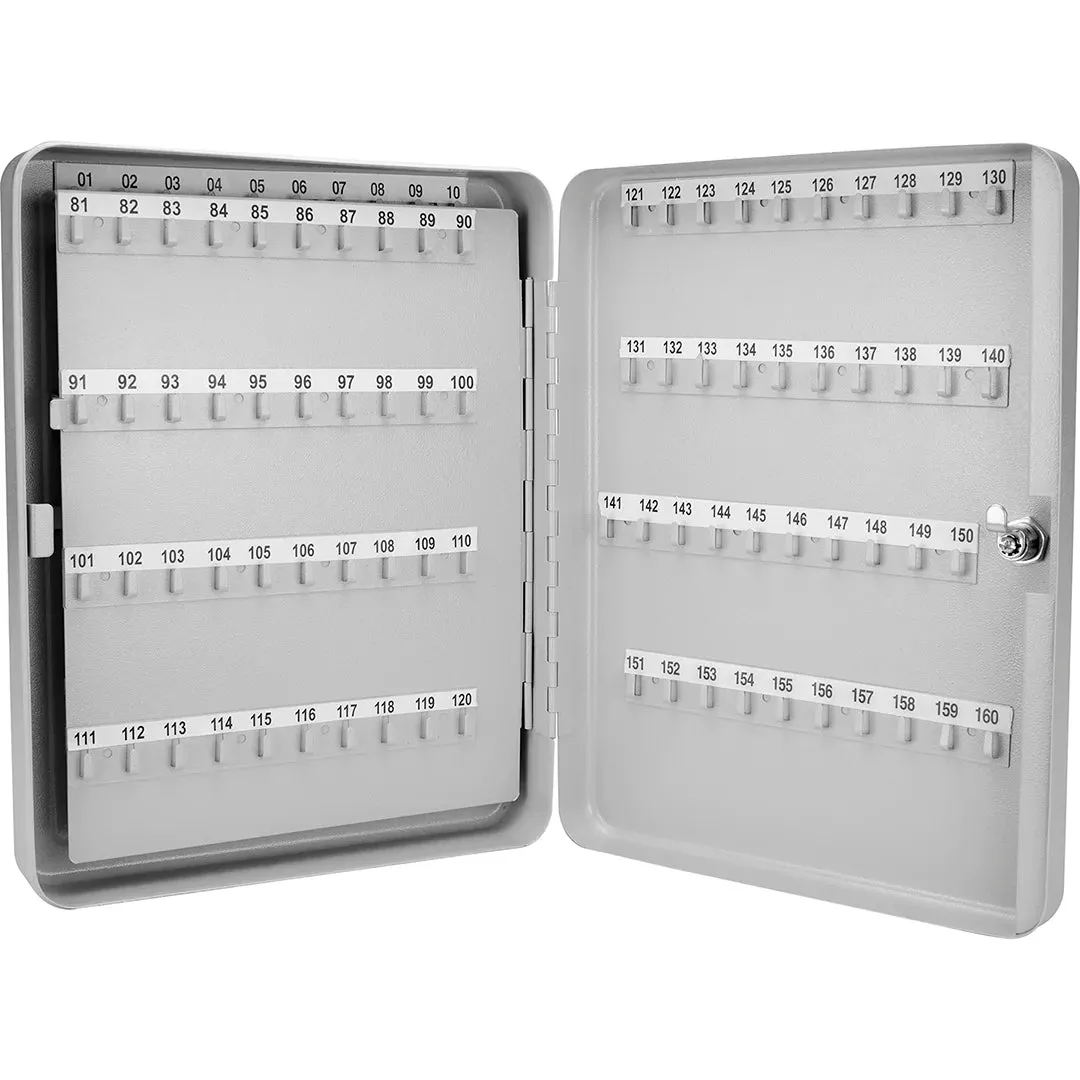 Barska CB12488 sleutelkast 160 sleutels grijs met slot