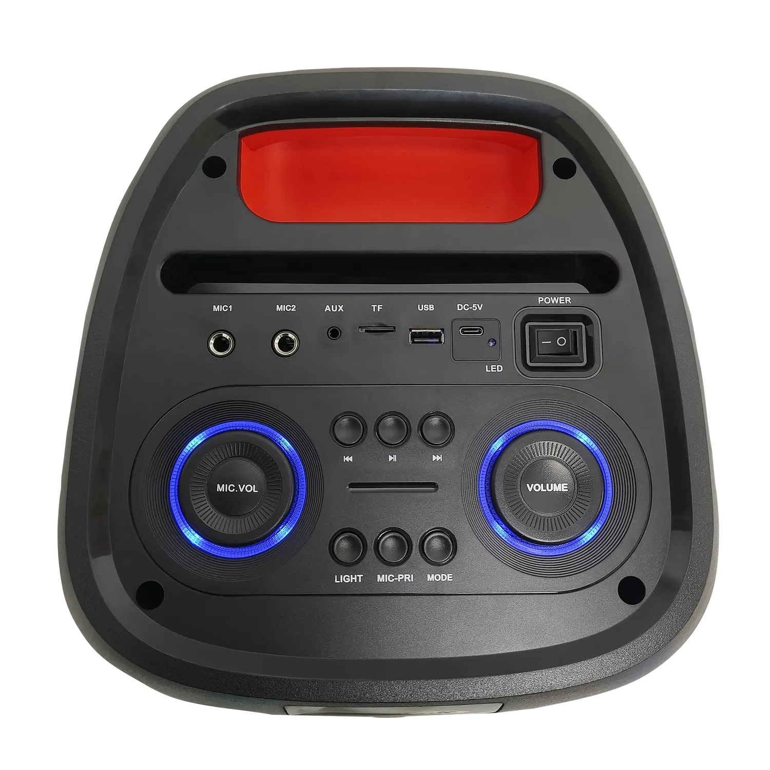 Maginon PS-60 partyspeaker met microfoon en licht