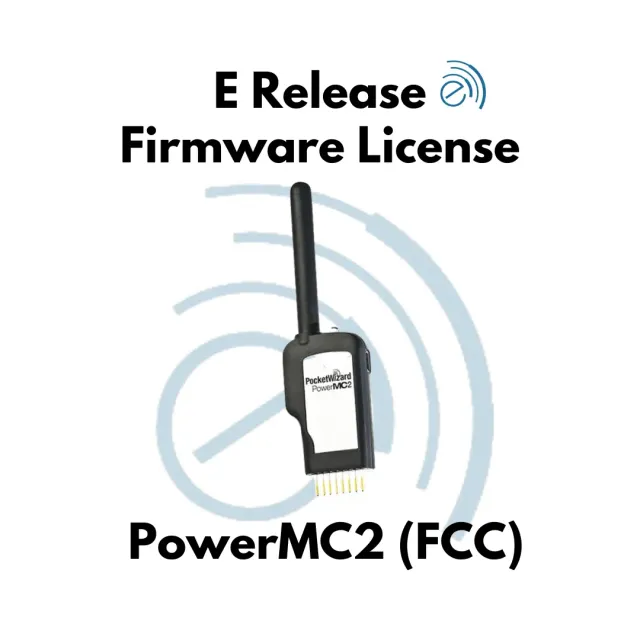 PocketWizard PowerMC2 E Release firmwarelicentie FCC bereik