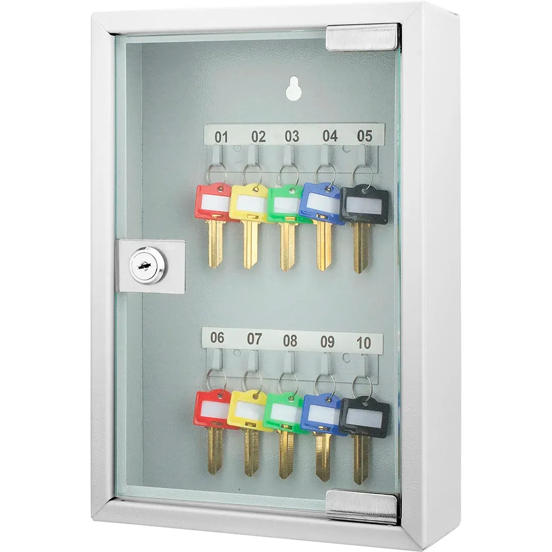 Barska CB12986 sleutelkast 10 sleutels glasdeur staal