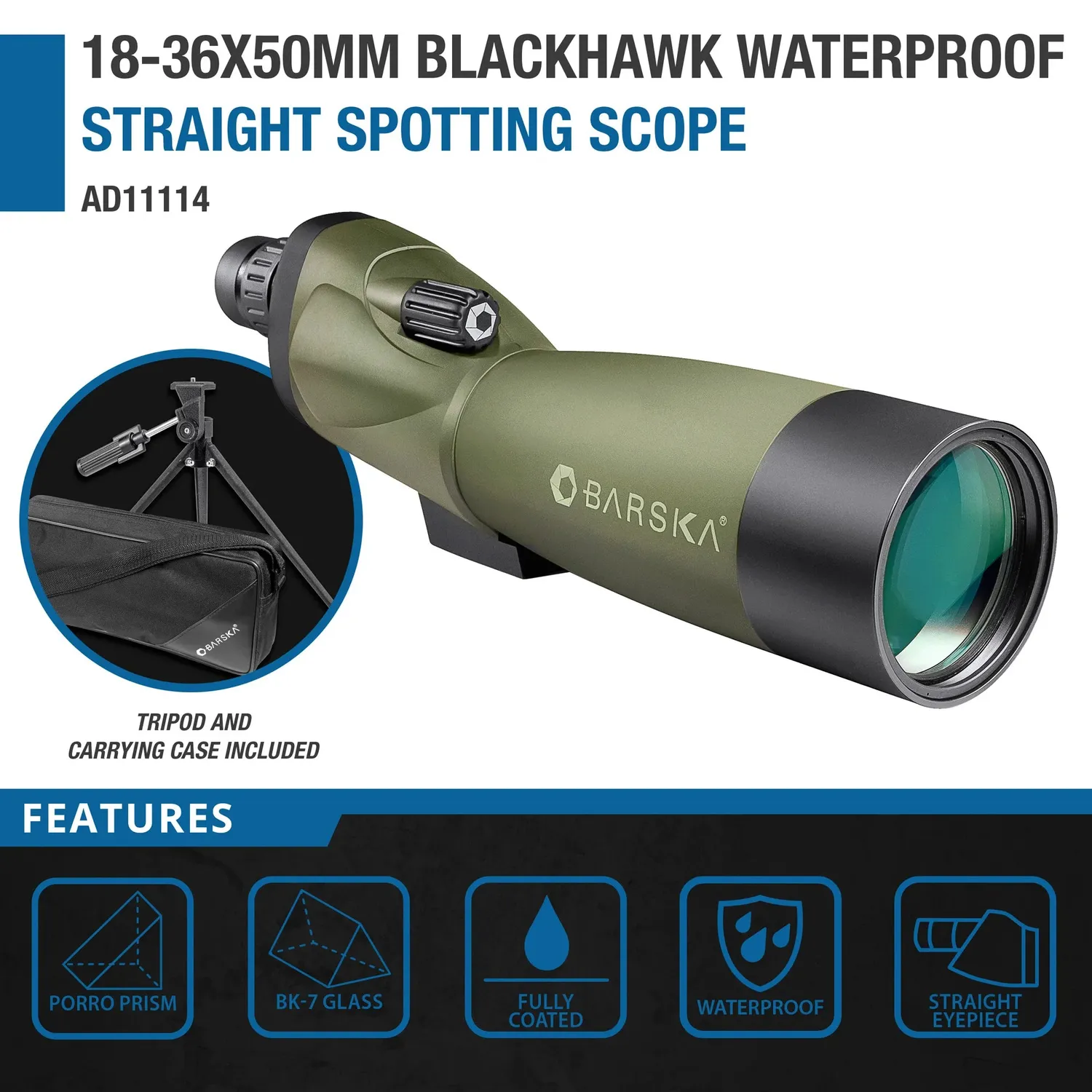 Barska Blackhawk 18-36x50 telescoop AD11114 waterdicht