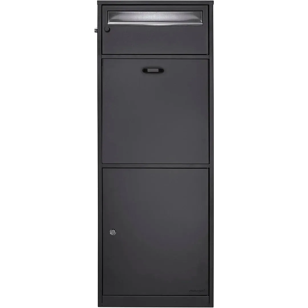 Barska MPB-700 brievenbus pakketbox staal zwart