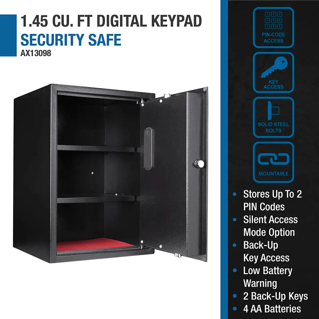 Barska AX13098 digitale kluis 1.45 cu ft staal