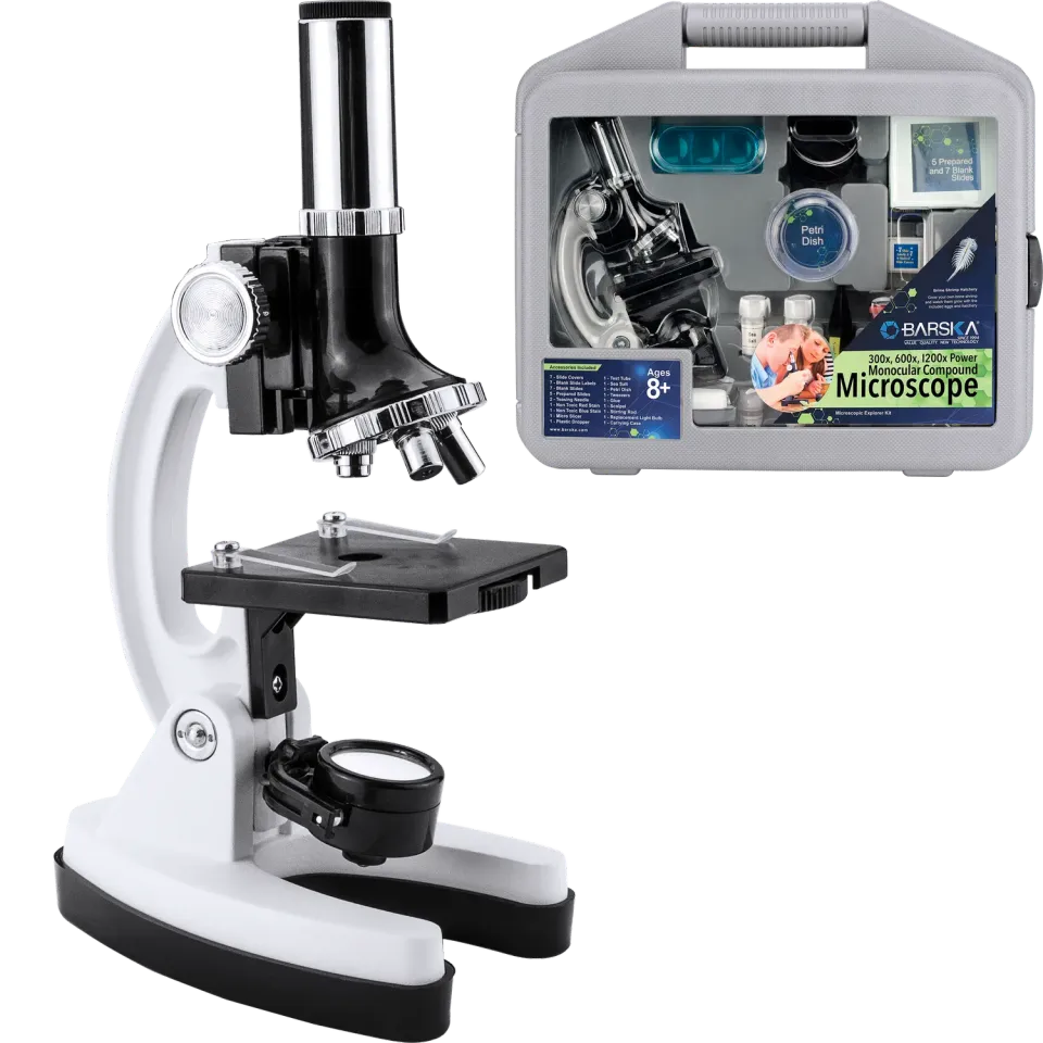 Barska AY12938 microscoopset 300x-1200x met koffer