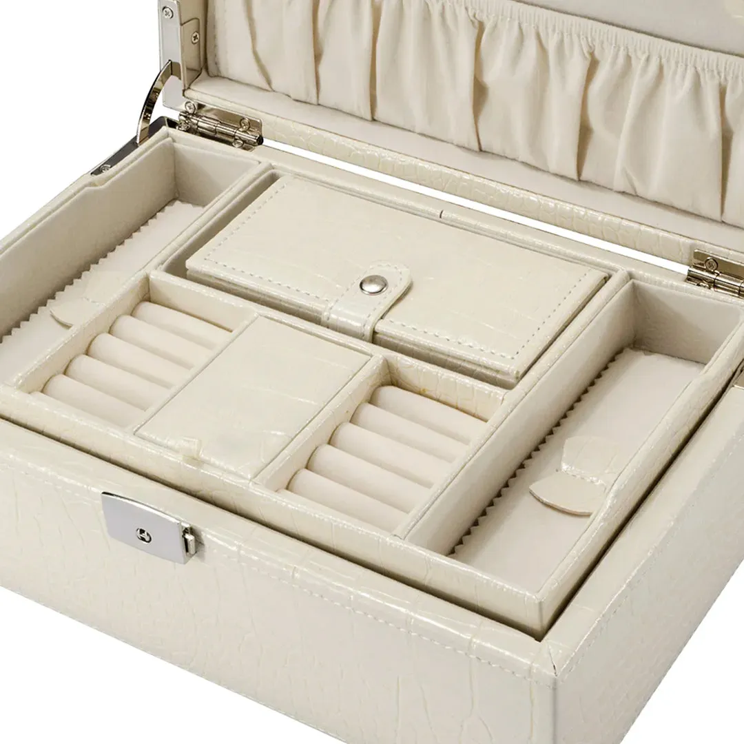 Barska Cheri Bliss BF12504 sieradendoos creme croco slot