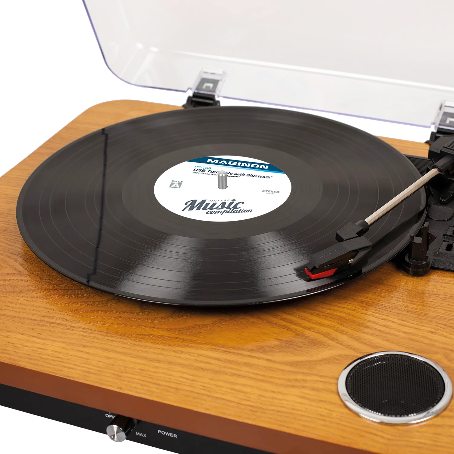 Maginon HS-T08 platenspeler zwart USB MP3 B-ware