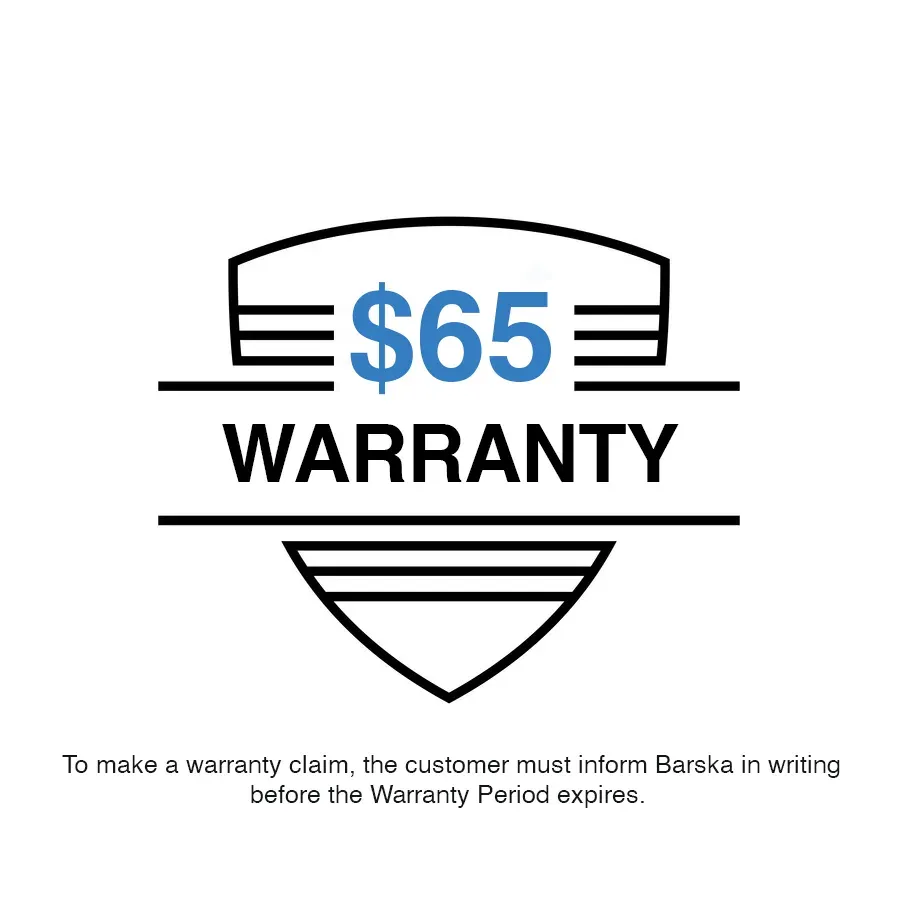 Barska Warranty Charge $65 garantieservice onderzoek