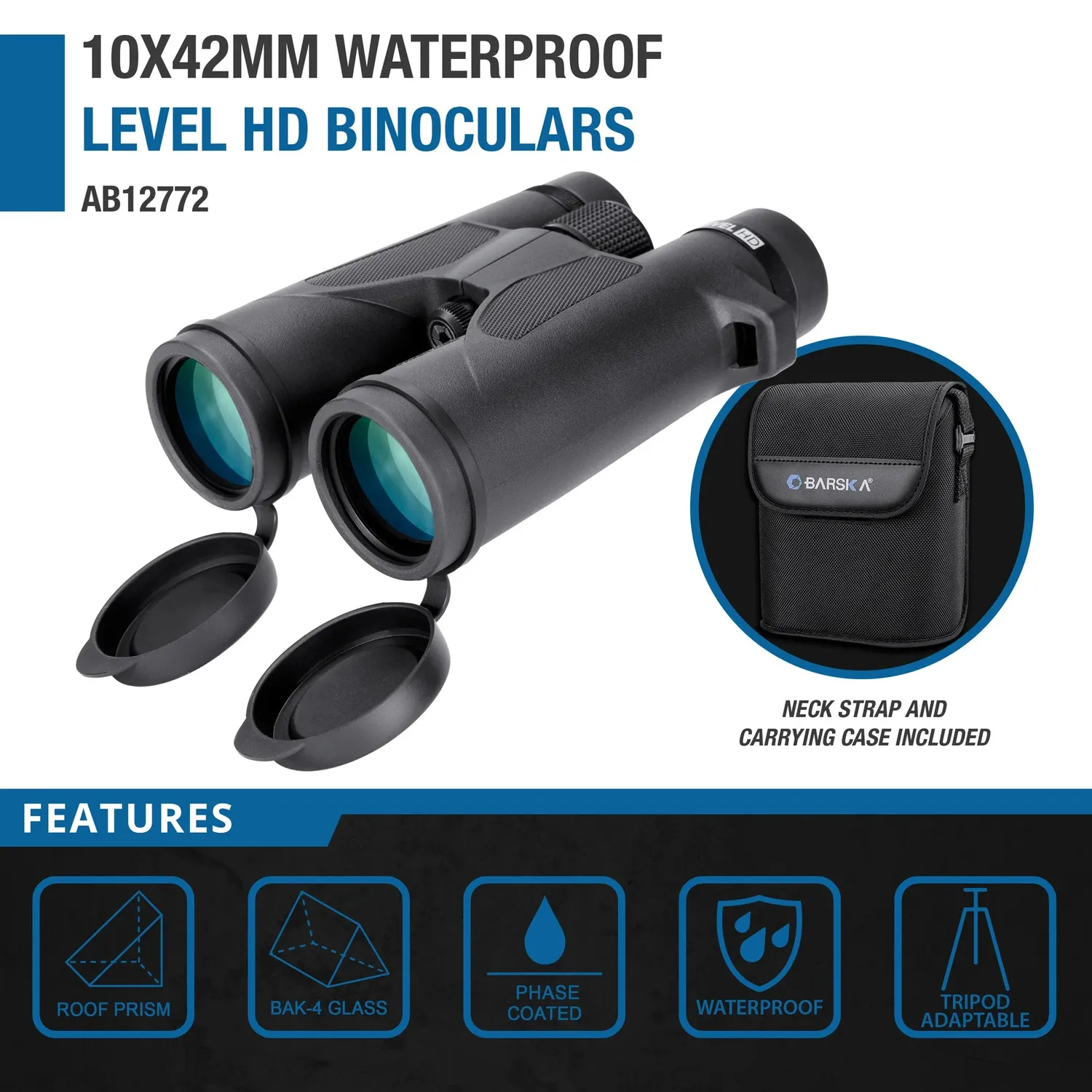 Barska Level AB12772 verrekijker 10x42 waterdicht