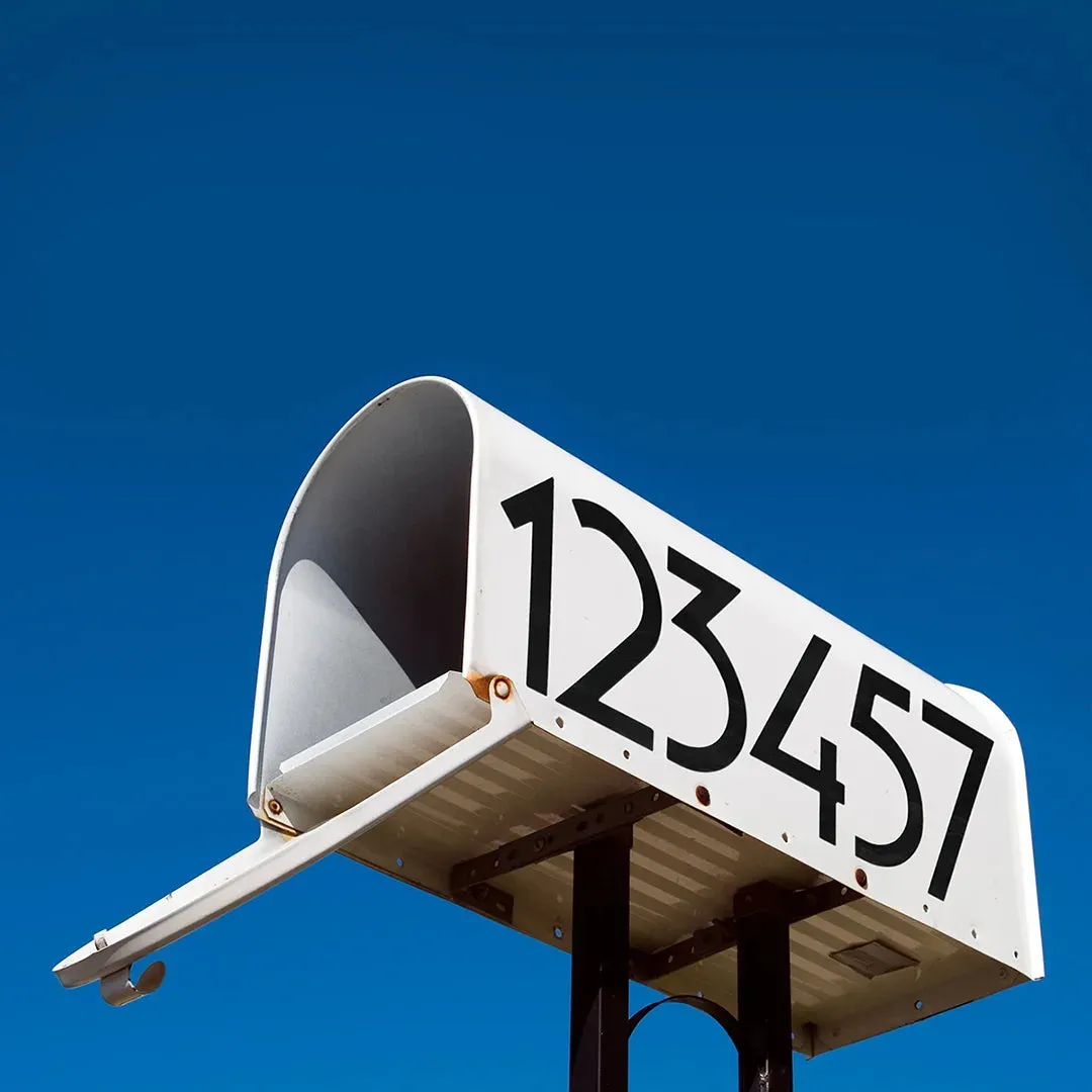 Barska AF13714 huisnummer stickers 10 cm zwart 40 stuks