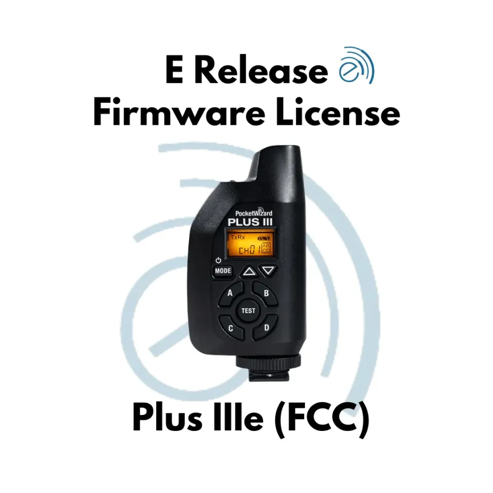 PocketWizard Plus III E Release licentie FCC