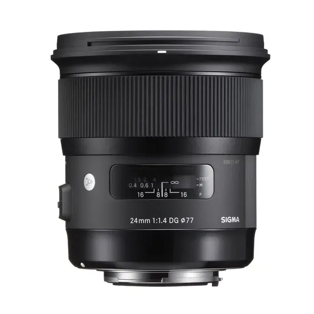 Sigma 24mm f/1.4 DG ART objectief groothoek lichtsterk
