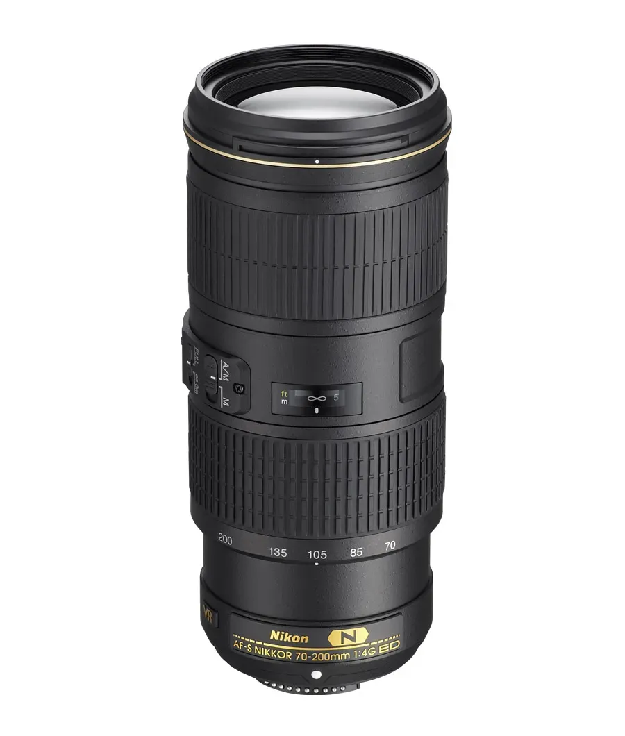 Nikon 70-200mm f/4 VR objectief telezoom lichtsterk