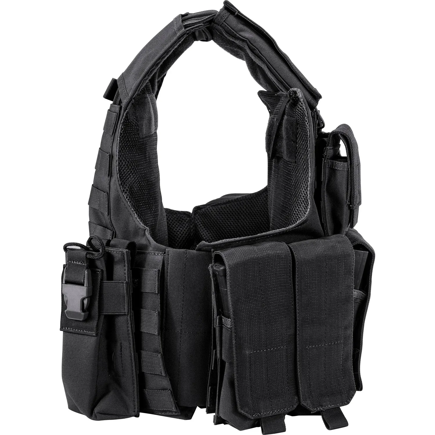 Barska Loaded Gear VX-300 tactisch vest zwart 7 vakken