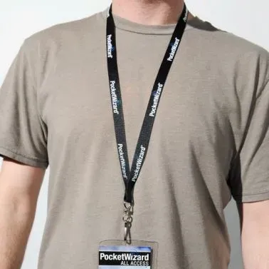 PocketWizard Lanyard keycord zwart polyester J-haak