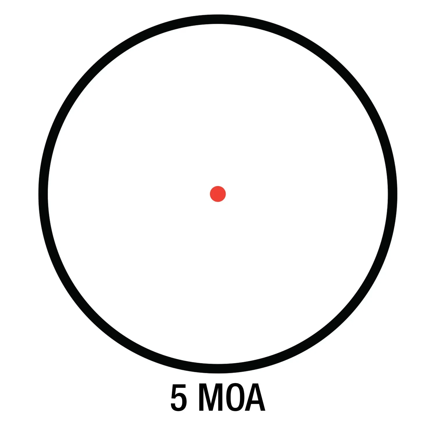 Barska AC10332 red dot vizier 1x50 5 MOA