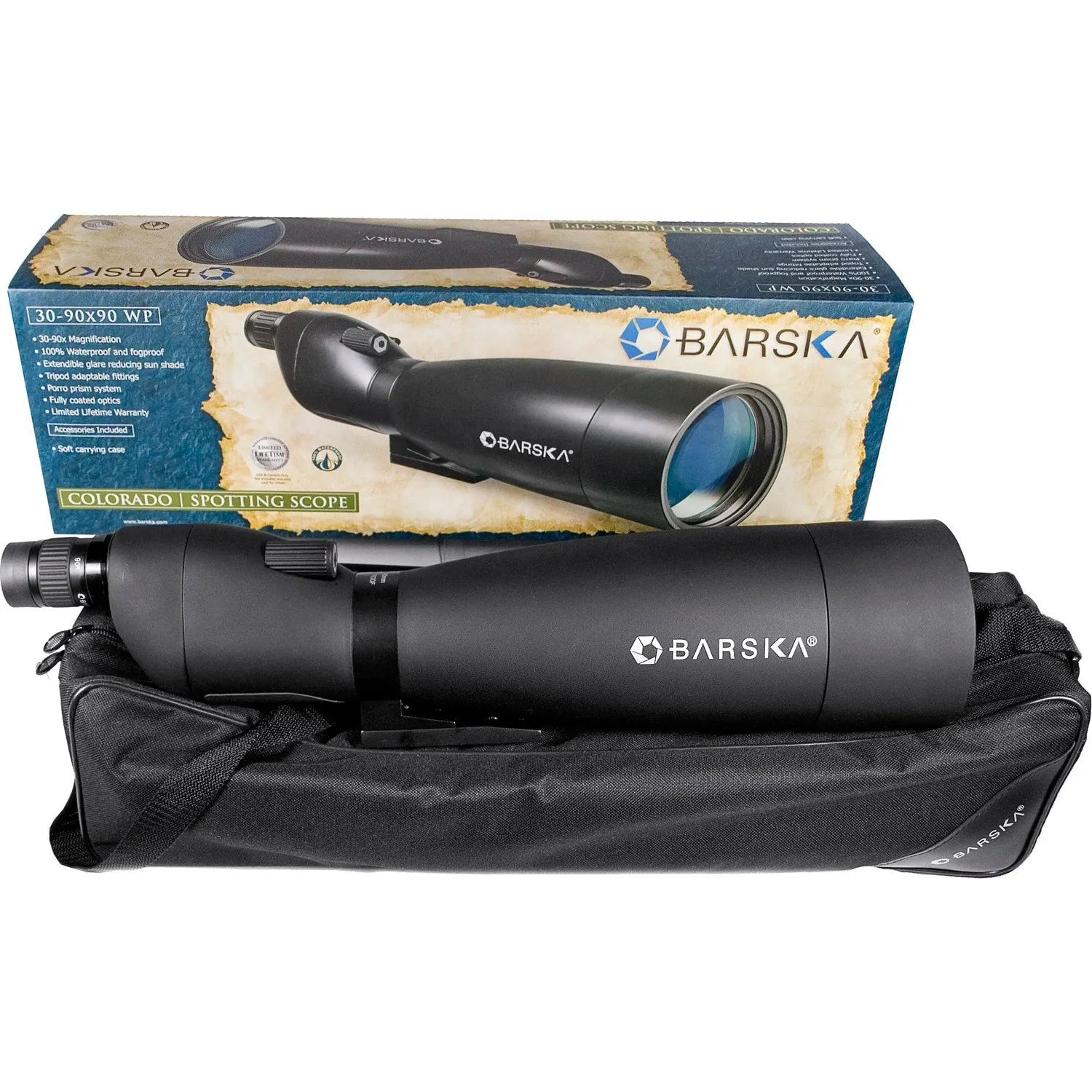 Barska Colorado CO11218 spotting scope 30-90x90