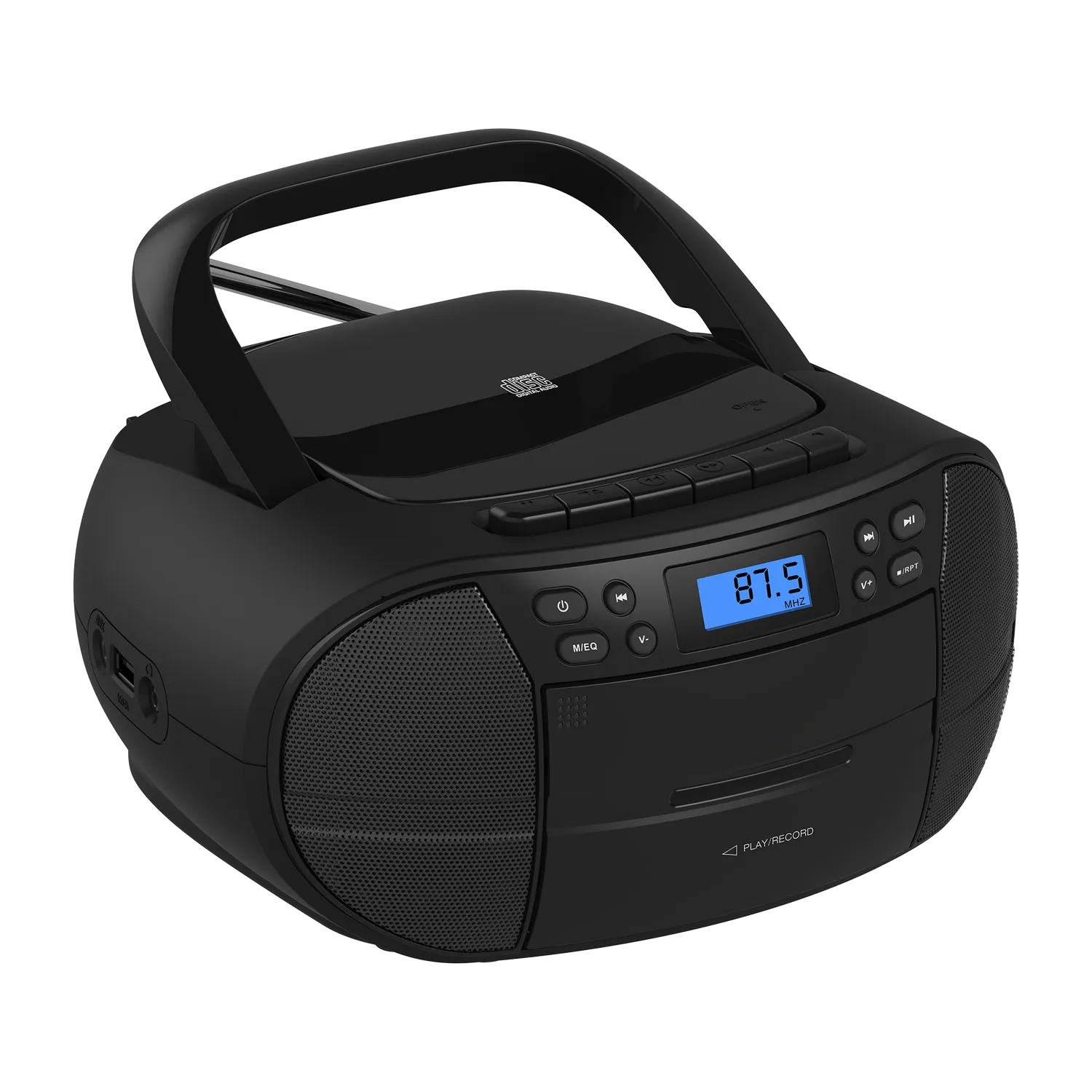 Maginon CB-1 boombox met CD cassette USB radio