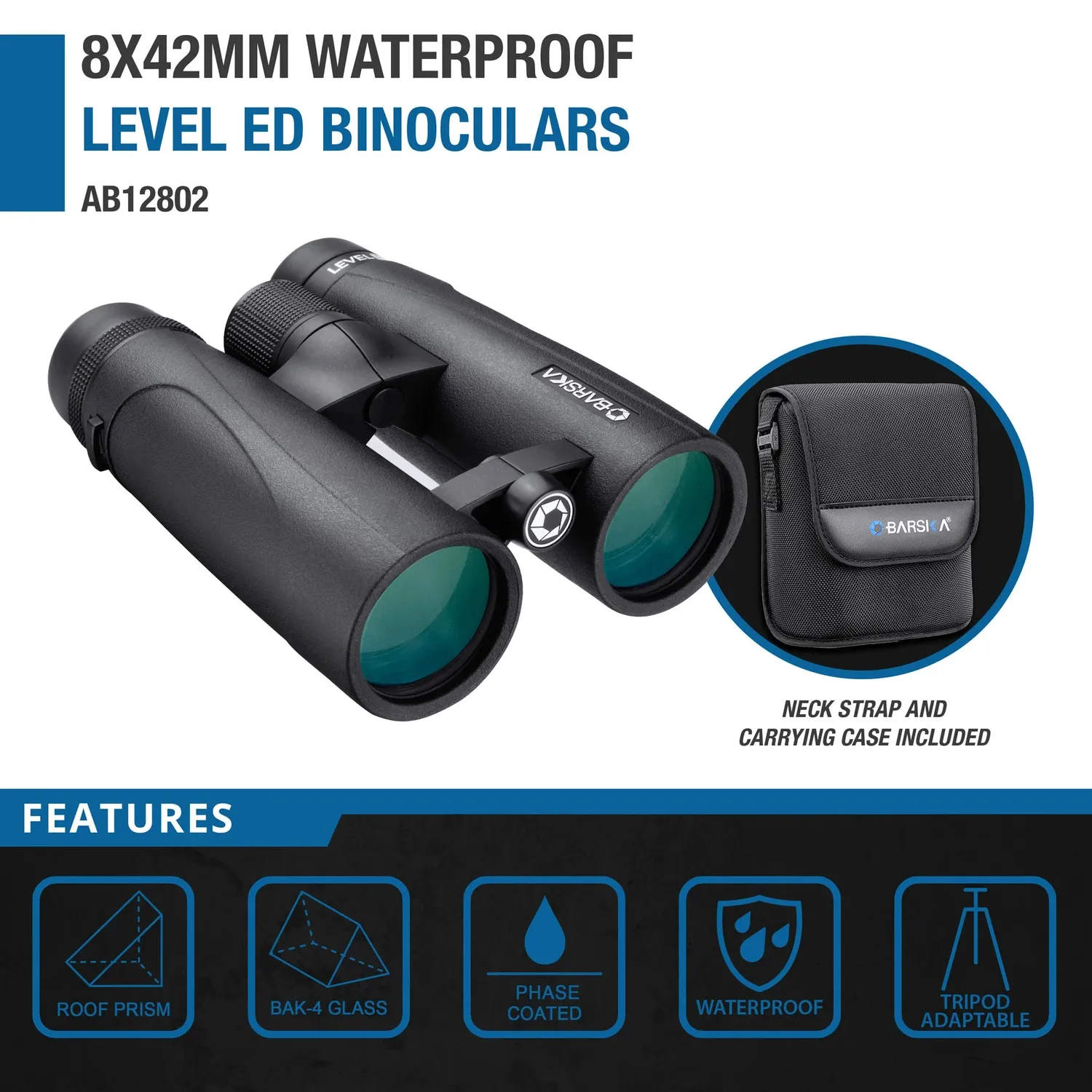 Barska Level ED AB12802 verrekijker 8x42 waterproof