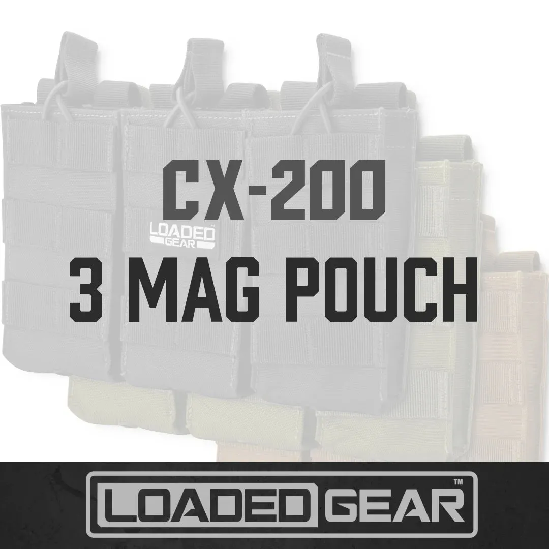 Barska Loaded Gear CX-200 magazijntasje triple zwart