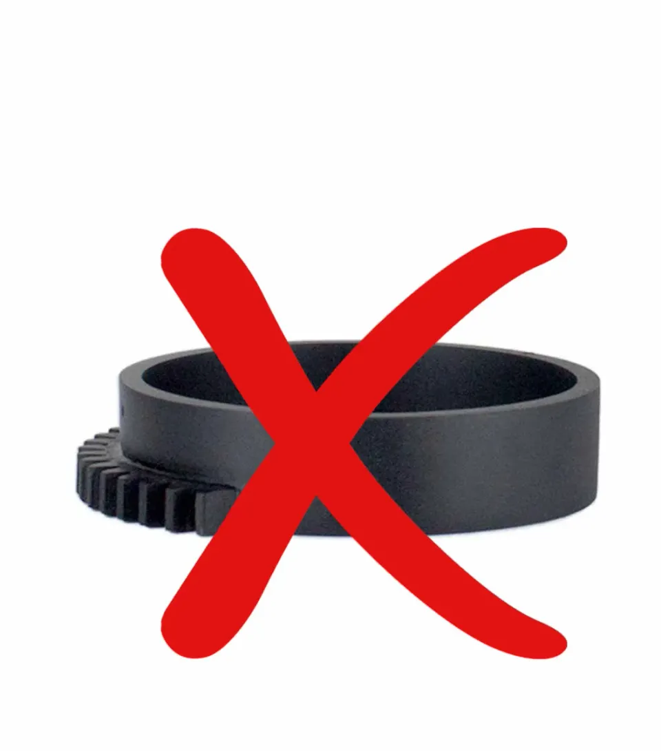 Liquid Eye geen gear sleeve lensring optie