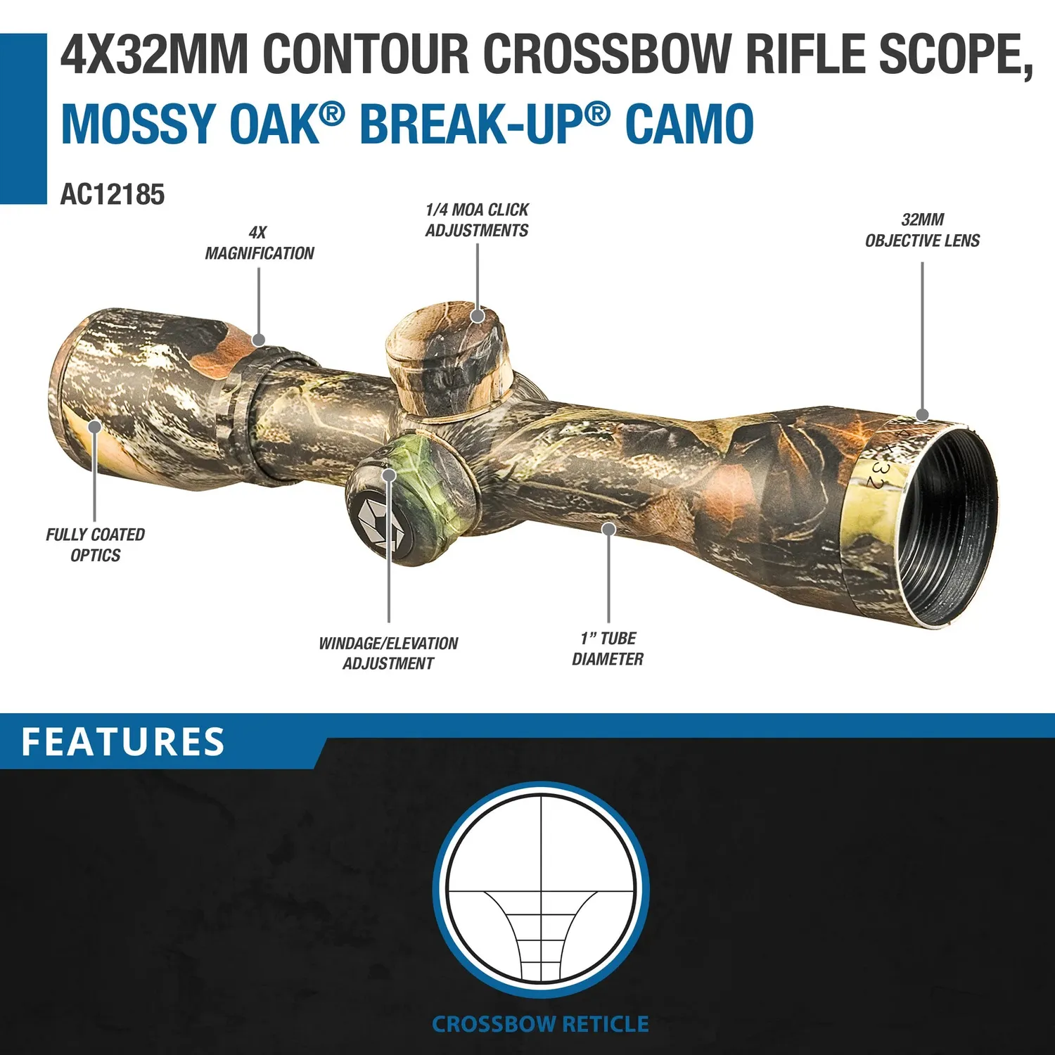 Barska Contour AC12185 kruisboogvizier 4x32 camo