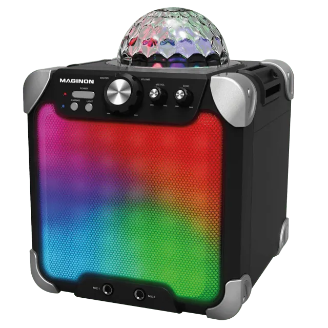 Maginon PS 15 E partyspeaker bluetooth lichteffect