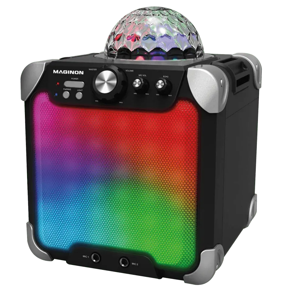 Maginon PS 15 E partyspeaker bluetooth lichteffect