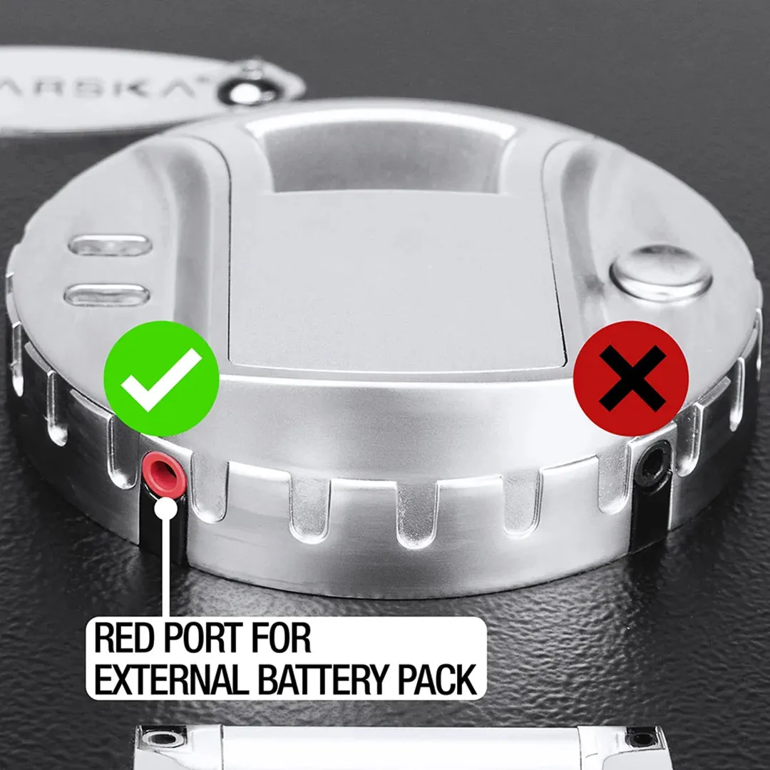 Barska AF12654 batterijpack voor kluis noodstroom