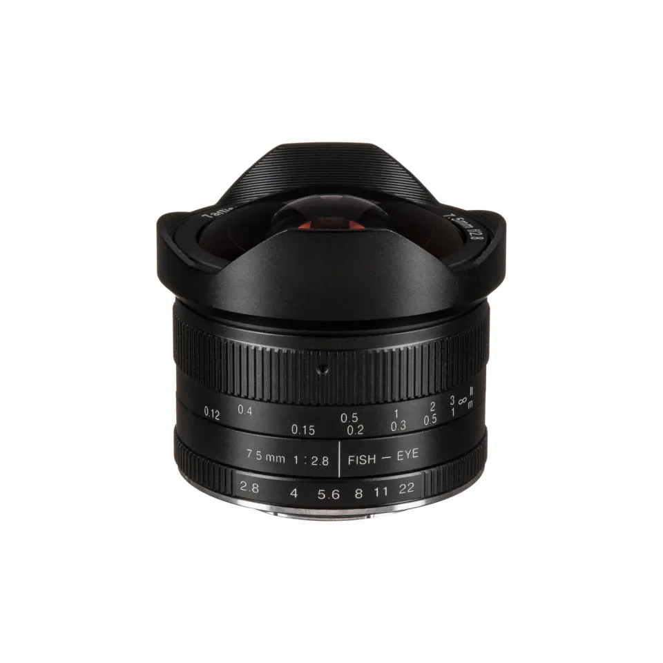 7Artisan 7.5mm F2.8 fisheye objectief