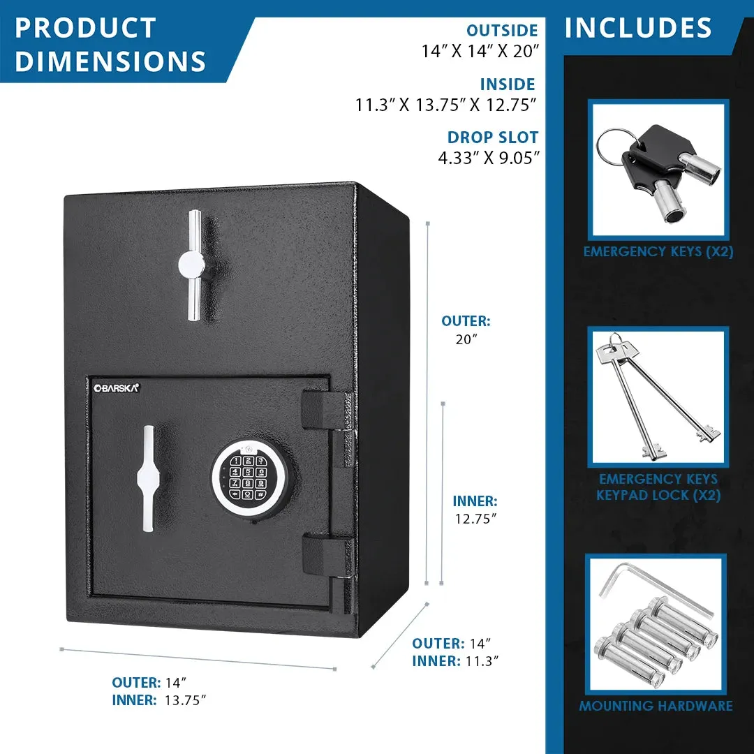 Barska AX13308 afstortkluis 1.15 cu ft code rotorsleuf