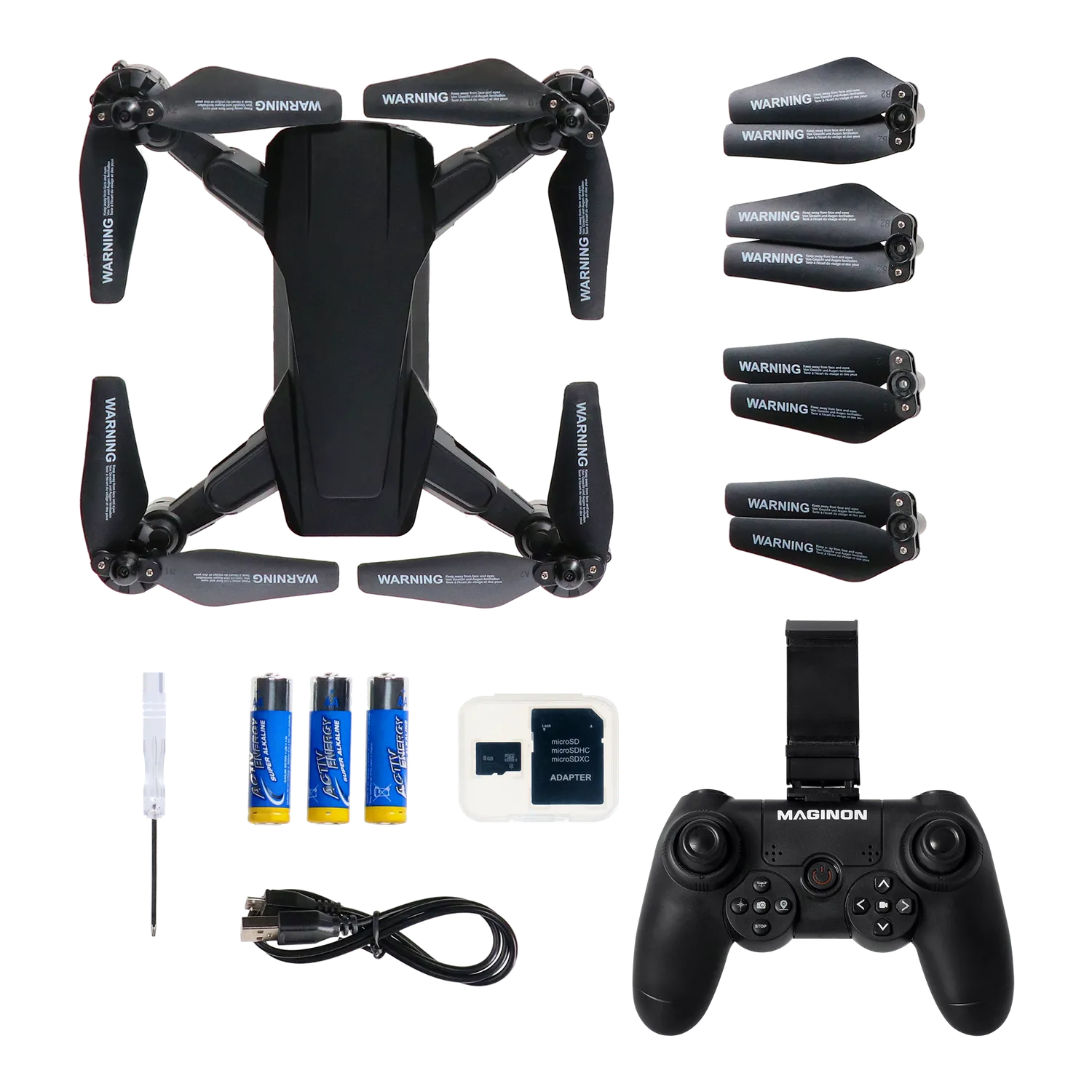 Maginon QC-707SE WiFi quadrokopter drone HD-camera B-ware