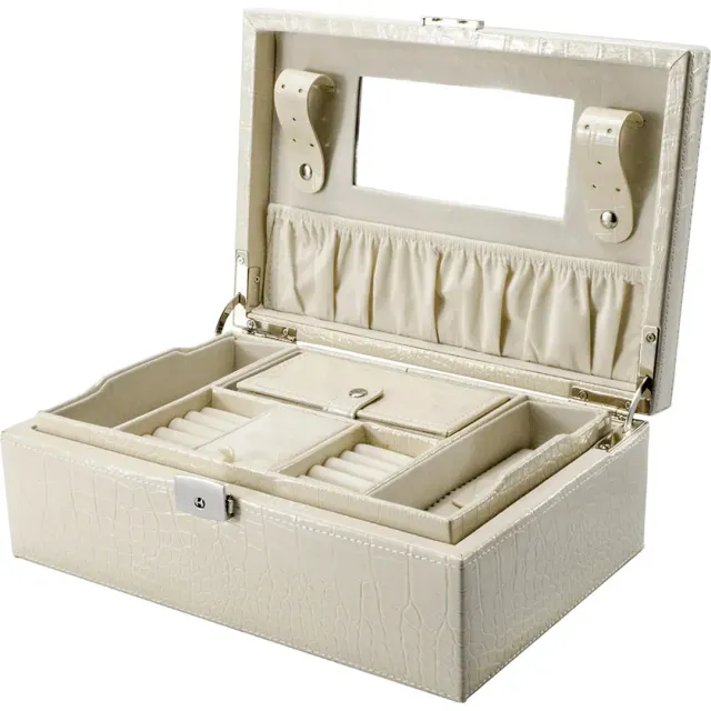 Barska Cheri Bliss BF12504 sieradendoos creme croco slot